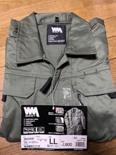 ワークマン　綿混腰伸びつなぎLL 新品のサムネイル