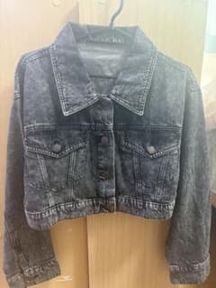 デニムジャケット　ブラック　WEGO フリーサイズのサムネイル