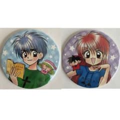 超激レア　ミルモでポン！ 原画　日高安純 缶バッジ 2個セット】「ミルモでポン!」 缶バッジ ヤシチ＆日高安純 結木摂