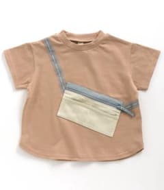 【130&140 おそろい】アプレレクール　サコッシュTシャツのサムネイル