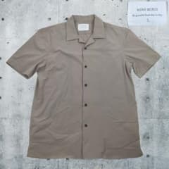 章*郎様 MINS MINIS 半袖シャツ ベージュ Lサイズ 古着 メンズのサムネイル