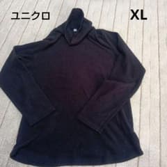 ユニクロ 黒 レディース長袖 フリースXLのサムネイル