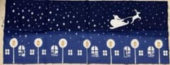 新品☆かまわぬ　てぬぐい クリスマス 街灯のサムネイル