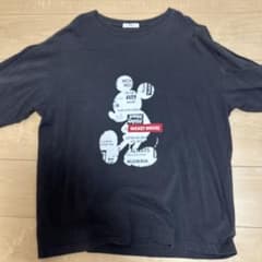 Disney ミッキーマウス プリント Tシャツ ブラックのサムネイル