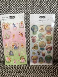 ディズニー　シール　　スノードームシール　ディズニーストア　セット売りのサムネイル