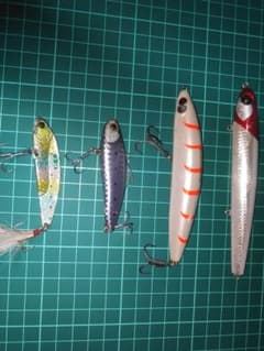 シーバス用ルアー 4匹セットのサムネイル