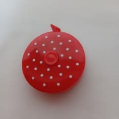 赤い水玉模様のファイバーグラスメジャー 200cmのサムネイル