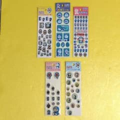 ドラえもん シール ステッカー 5枚セット (使いかけあり)のサムネイル