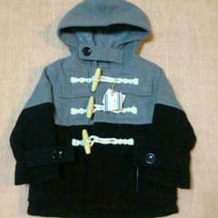 K.様専用 新品 90 ブルーアズール ダッフルコートのサムネイル