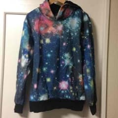 MORIZOO様専用 宇宙柄パーカーのサムネイル