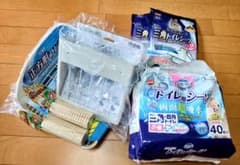 〔みか様専用〕うさぎ トイレ わら入れ フィーダー かじり木 トイレシーツ 新品のサムネイル