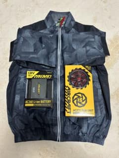 BURTLE AIRCRAFT 13V バッテリー ファンユニット空調服試着のみのサムネイル