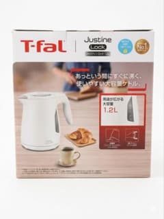 T-fal 電気ケトル Justine Lock 1.2Lホワイト - メルカリ