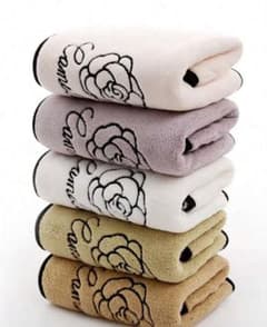 3枚セット 色選べるバラ刺繍 バスタオル70x140 - メルカリ