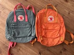 KANKEN リュック　グリーン　オレンジのサムネイル