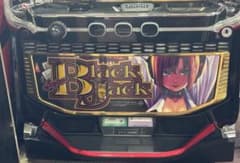 パチスロ実機【L スーパーブラックジャック】ユニット付 無段階 