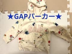 【★美品★】GAP 80 花柄パーカー ベビーのサムネイル