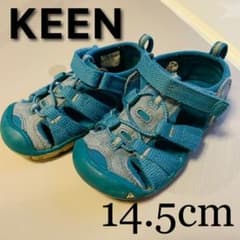 【水陸両用❣️】KEEN 14.5cm キーン 青 キッズ サンダル 人気のサムネイル