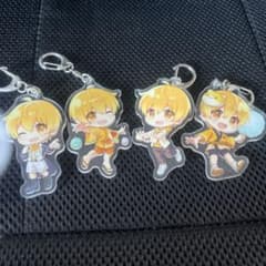すとるりグッズ　るぅとくん　アクリルキーホルダー4個セットのサムネイル