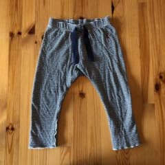 Kiki様専用プチバトー ボーダーレギンス パンツ　70-80のサムネイル