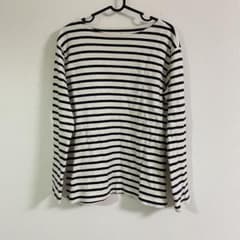 無印良品 ボーダー 長袖 Tシャツ カットソー Mのサムネイル