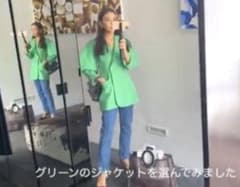 滝沢眞規子さん色違い着用【Elzingaエルジンガ ジャケット／BLACK34】 滝沢眞規子さん色違い着用【Elzingaエルジンガ ジャケット／BLACK34