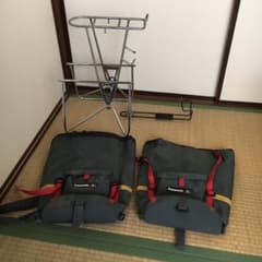 自転車リアキャリア　サイドバック付きのサムネイル
