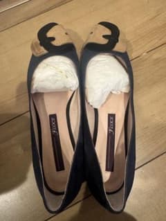 FLOCE フラットパンプス ネイビー 23.5cmのサムネイル