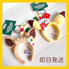 ポケパークカントー限定 ピカチュウ＆イーブイカチューシャ