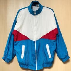 古着 90s ナイロンジャケット FOZY New York ゆるだぼ  XLのサムネイル