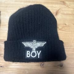 BOY LONDON ニット帽 ビーニー ブラックのサムネイル