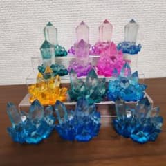 クリスタル型置物 12個　アクリルストーン　クリアオブジェ
