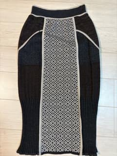 PUBLIC TOKYO ニットスカート 日本製 フリーサイズのサムネイル