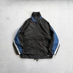 90s 白タグ nike ナイロン サイドライン コーチジャケット y2k