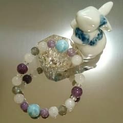 ☆売切りsale！☆【天然石ブレスレット ～ラリマーとスギライト～】のサムネイル