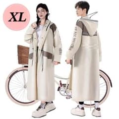 Trench-style raincoat, lightweight EVA, fully waterproof, suitable for cycling.