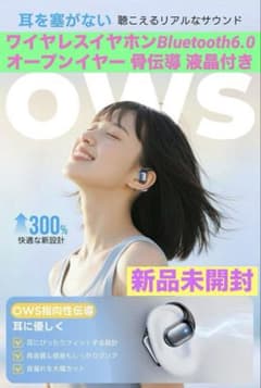 [신품 미개봉] 무선 이어폰 Bluetooth6.0 오픈 이어 뼈 전도