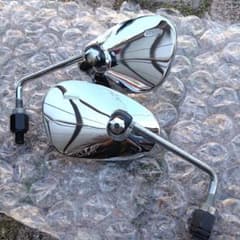 bumm ショートミラー SR400　8mm→10mm変換アダプター付き 美品 m23605459587_1.jpg?1776496936