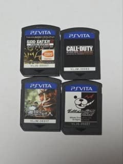 PS Vita software only, 4-pack: God Eater 2 Attack Titan others