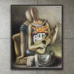 額装品/canzone/ジョルジョ デ キリコ/アートポスター 額装品/canzone/ジョルジョ デ キリコ/アートポスター - メルカリ