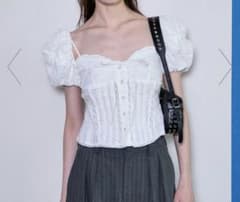 メゾンスペシャル　2WAYコットンパフスリーブビスチェ メゾンスペシャル♡2way Cotton Puff Sleeve Bustier - メルカリ
