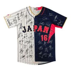 H*S様 非売品WBC 2023大谷翔平 日本代表 サインプリント ハーフユニフ