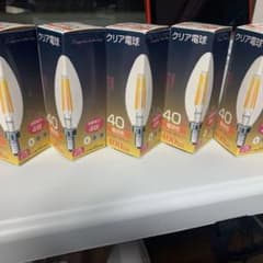 シャンデリア電球LED 40W E12 5個のサムネイル