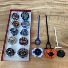 ベイブレード バースト10個セット　ランチャー3つ付き