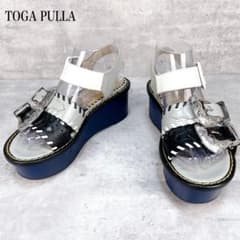 ✨超希少✨【TOGA PULLA】メタルコンチョ厚底ストラップサンダル