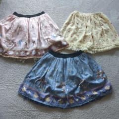 axes femme スカート　3着のサムネイル