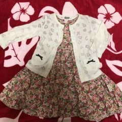 2枚set ワンピース＆カーディガンのサムネイル