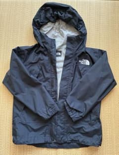 THE NORTH FACE 130フード付きブラックナイロンジャケットのサムネイル