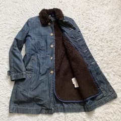 極美品□サカイ 3WAY デニムコート ロング ボアライナー付き - メルカリ