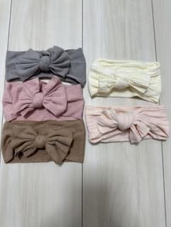 【むー様専用】ベビー ヘアバンド 5点セットのサムネイル